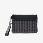 Lacoste Pochette The Blend Taille Taille unique Monogram Noir Gris