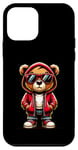 iPhone 12 mini Small Teddy Bear Cool Graphic Hip Hop Kids Men Boys Young Case