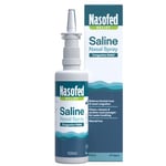 Nasofed Saline Nasal Spray. Isotonic Saline Solution. Effective and Gentle Relief from Nasal Congestion Caused by colds, sinusitis, hayfever and Allergies. 1 x 100 ml