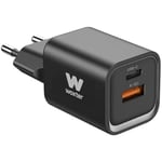 Chargeur rapide WOXTER 2PORT Mini Charger - 35W - 1 prise USB-C + USB