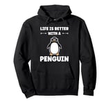 Little Penguins animal cute life is better with a Penguin Pullover Hoodie