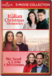 Our Italian Christmas Memories / Long Lost Christmas / We Need a Little Christmas  Hallmark 3Movie Collection DVD