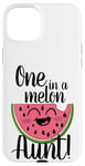 Coque pour iPhone 15 Plus One in a Melon Party Aunt Group assorti pour premier anniversaire