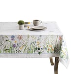 Maison d' Hermine Fleurs De Mai 100% Coton Nappe pour Cuisine dîner Table décoration fête Mariage, fête mères Printemps/été (Rectangle, 160cm x 220cm)