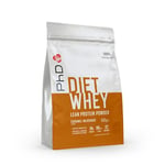 PhD Diet Whey Caramel Milkshake, Low Calorie Protein Powder for Weight Management and Muscle Recovery, 800 g