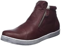 Andrea Conti Baskets pour Femme, Bordeaux, 40 EU