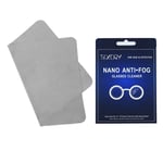 Anti-Fog Cloth, Glasses Wipes, Multi-Purpose Glasses Cleaner Cloth, Nano Anti Fog Wipes for Glasses Goggles Motorcycle Helmet Eyeglass Camera Lens (1 Pack)