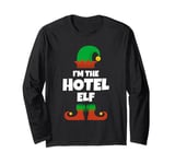 I'm The Hotel Elf Family Pajama Christmas Funny Long Sleeve T-Shirt