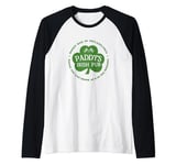 It's Always Sunny in Philadelphia Paddy's Green Shamrock Raglan Baseball Tee