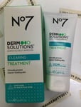 No7 Derm Solutions Clearing Treatment - Brand New Boxed - 50ml Free Postage New￼