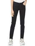 Lee Women's Scarlett Skinny Jeans, Black Rinse, 24W / 29L