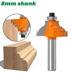 8MM Shank Milling Cutter with Bearing Trim Corner Round Cove New Router Bit