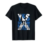 Retro Scottish Fan Scotland Flag Yes Sir I can Boogie T-Shirt