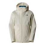 THE NORTH FACE Inlux Veste triclimate pour femme White Dune Dark Heather XXL