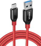 Anker Câble USB C vers USB 3.0 de 180 cm Powerline+ Extra Solide pour Appareils USB Type C (Samsung Galaxy S8/9/+, Nouveau MacBook, Huawei P10, Google Pixel, Nexus 6P, LG V20 G5 .)