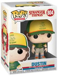 Stranger Things - Figurine Pop! Dustin (At Camp) 9 Cm