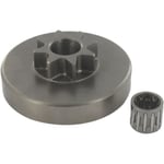 Pignon étoile 3/8 - 8 dents adaptable pour tronçonneuse OLEO-MAC modèles 260, 261, 271, 272, 280, 281, 284, 400, 460, 482, 484