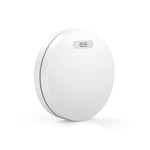 Détecteur de fumée Wifi Capteur d'alarme incendie Système de sécurité sans fil Smart Life Tuya App Control pour Smart Home, Blanc