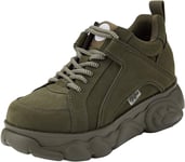 Buffalo Corin, Women’s  Low-Top Sneakers, Green (Khaki 001), 4 UK (37 EU)