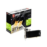 MSI NVIDIA GeForce GT 730 LP V1 2GB DDR3 PCI-Express Graphics Card