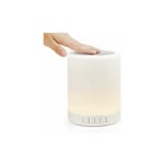 Dksfjkl - Veilleuse Enceinte bluetooth lumineuse Lampe de chevet tactile fonction lecteur de carte sd