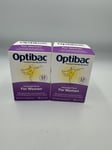 2x Optibac Intimate Flora For Women - 30 Capsules Each - Long Expiry