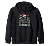 Most Likely to Watch All The Christmas Movies Family Zip Hoodie