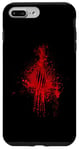 Coque pour iPhone 7 Plus/8 Plus Tigre rouge loup-garou-loup effrayant sanglant-rayures