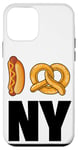 Coque pour iPhone 12 mini Cool New York Food, Cool New York City Illustration Graphic