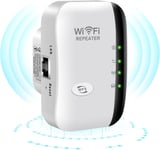 Répéteur WiFi Puissant 300Mbps Amplificateur WiFi Puissant 2.4GHz WiFi Range Booster WiFi Répéteur Extenseur sans Fil avec Port Ethernet, WiFi Extender WiFi Booster, RJ45, Protection WPS