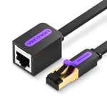 5M Rallonge RJ45 Cable Ethernet CAT 7 Réseau Câble Extension Mâle à Femelle 10Gbps 600MHz, Compatible avec PC, Panneau de Brassage, TV Box, Imprimante Réseau, Modem, Switch Ethernet