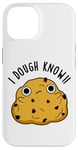 Coque pour iPhone 14 Jeu de mots « I Dough Know Funny Food »