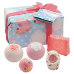 Bath Bomb Luxury Handmade Womens Love Cloud Gift Wrapped Set - Bomb Cosmetics