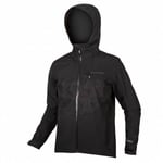 Endura SingleTrack Waterproof II Jacket - Matt Black / 3XLarge