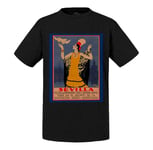 T-Shirt Enfant Sevilla Espagne Affiche Poster Vintage Voyage Art Deco 30's