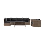 Loungegrupp Comfort Garden Wisconsin Divansoffa 6-sits