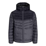 2024 Mens Jack & Jones Hooded Puffer Jacket Long Sleeve Windproof Coat S-2XL