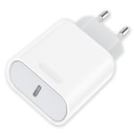 Chargeur Prise Usb C, 20w Chargeur Rapide, Embout Adaptateur Secteur Usb¿C Mural Alimentation, Type C Rapide Chargeur Tete Compatible With Iphone 15/14/13/12/11/Pro/Pro Max/Plus/Mini/Se/X/Xr/Xs/8/7