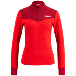 Swix Dynamic Midlayer Half Zip, Dame Swix Red/Rhubarb L