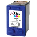 22 XL Colour Refilled Ink Cartridge For HP Officejet 4315xi Printers