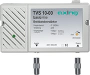 Axing TVS 10-00 Broadband Amplifier for Cable TV or Antennas DVB-T2 HD FM DAB+