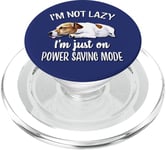 JRT Dog Lover Lazy Power Saving Jack Russell PopSockets PopGrip pour MagSafe