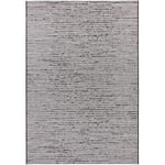 Laval Tapis d'intérieur et d'extérieur à Poils Courts – Design Moderne et intégral – Résistant aux intempéries pour terrasse, Balcon, Salon, Cuisine, Bureau et Chambre à Coucher en Gris, 154 x 230 cm