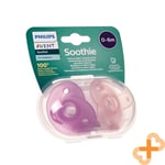 PHILIPS AVENT Silicone Pacifier Soft M 0-6 Months Soother 2 Pcs. Dummy Newborn