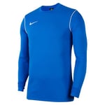 NIKE Men's M Nk Dry Park20 Crew Top Sweatshirt, Royal Blue/White/White, M UK