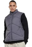 Urban Classics Men's Arrow Puffer Vest, Darkshadow, XXL