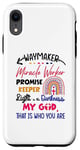 iPhone XR Kids Waymaker Miracle Worker Rainbow Boho Christian Case