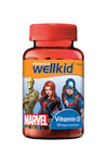 Vitabiotics - Wellkid Marvel Vitamin D Gummies - Strawberry - 50 Gummies