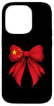 iPhone 14 Pro China Flag Chinese Pride Coquette Ribbon Case