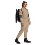 DISGUISE 164299STD Ghostbusters Adults, Official Frozen Empire Movie Costume Jumpsuit and Blow Up Proton Pack, Solid, L/XL